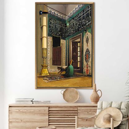Atik Valide Mosque Canvas Print: Turkish Islamic Art by Osman Hamdi Bey