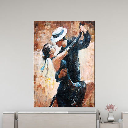 Romantic Couple Canvas Print