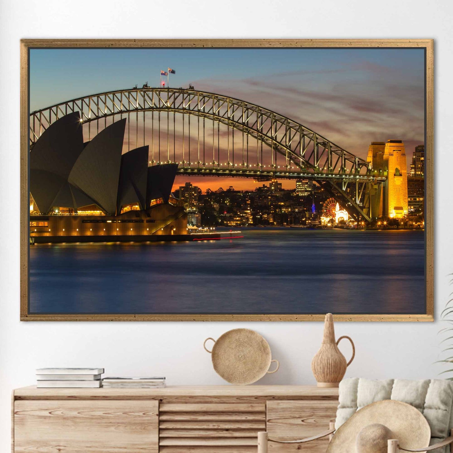 Sydney Landscape Royal Botanic Garden Canvas Print