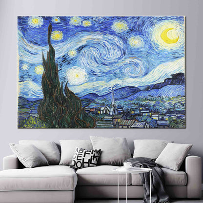 Starry Night Vincent Van Gogh Canvas Print