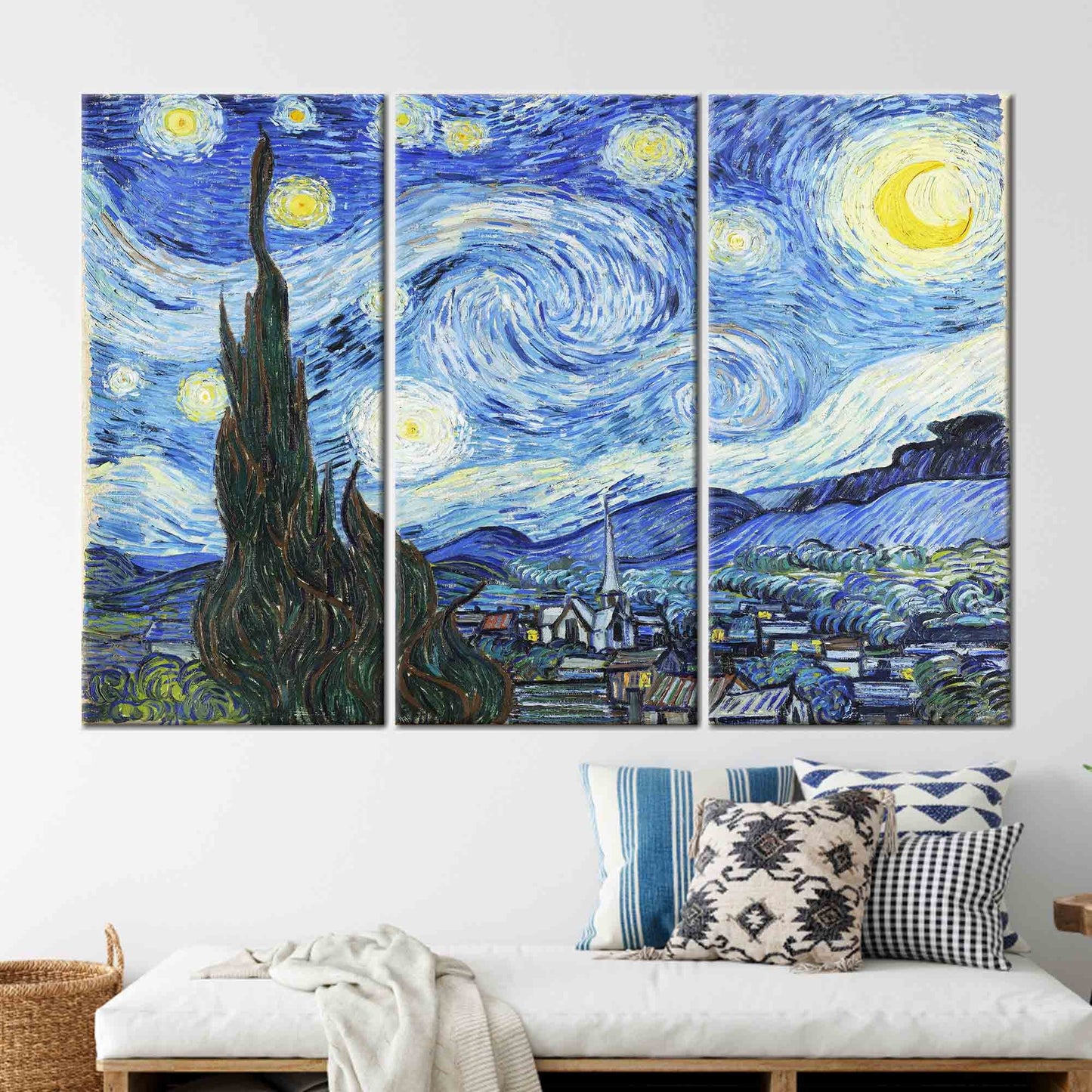 Starry Night Vincent Van Gogh Canvas Print