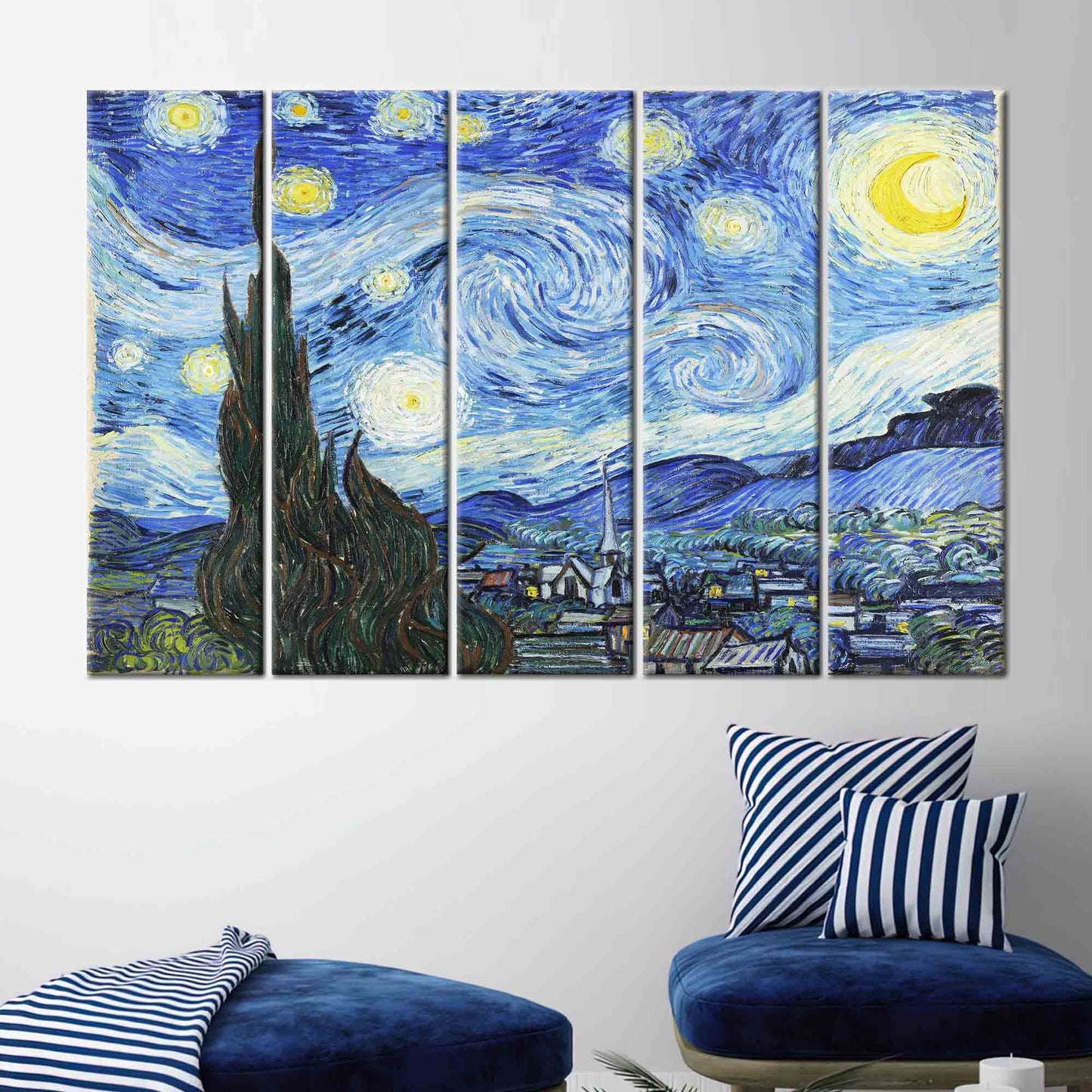 Starry Night Vincent Van Gogh Canvas Print