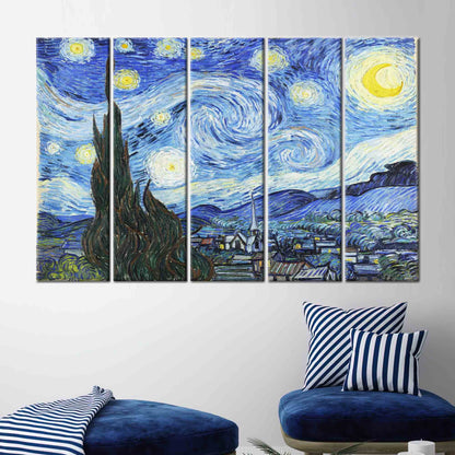 Starry Night Vincent Van Gogh Canvas Print