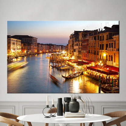 Venice City 3D Canvas Print