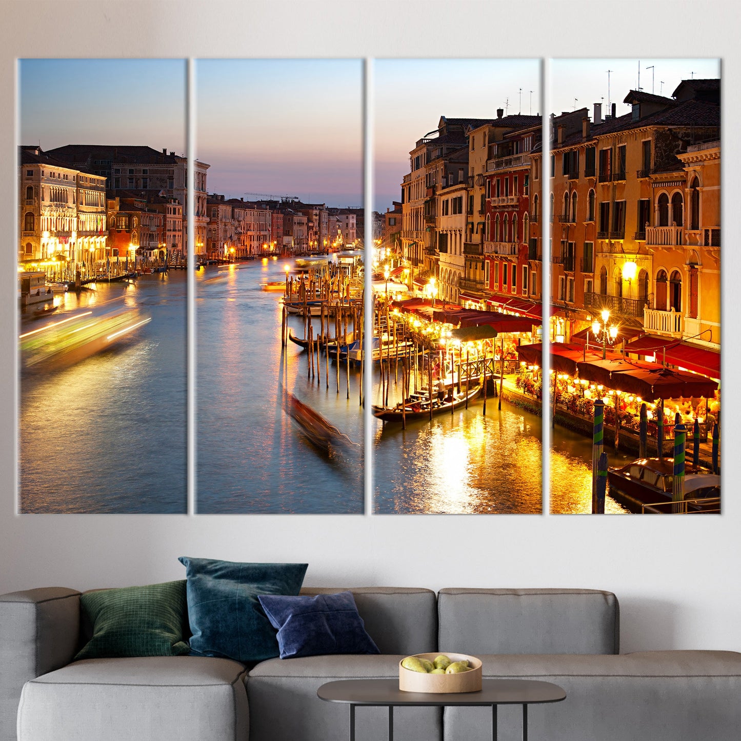 Venice City 3D Canvas Print