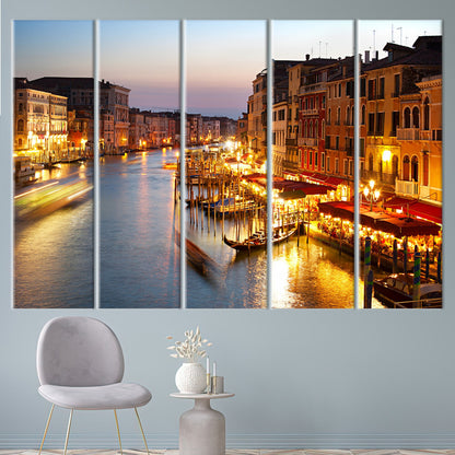 Venice City 3D Canvas Print