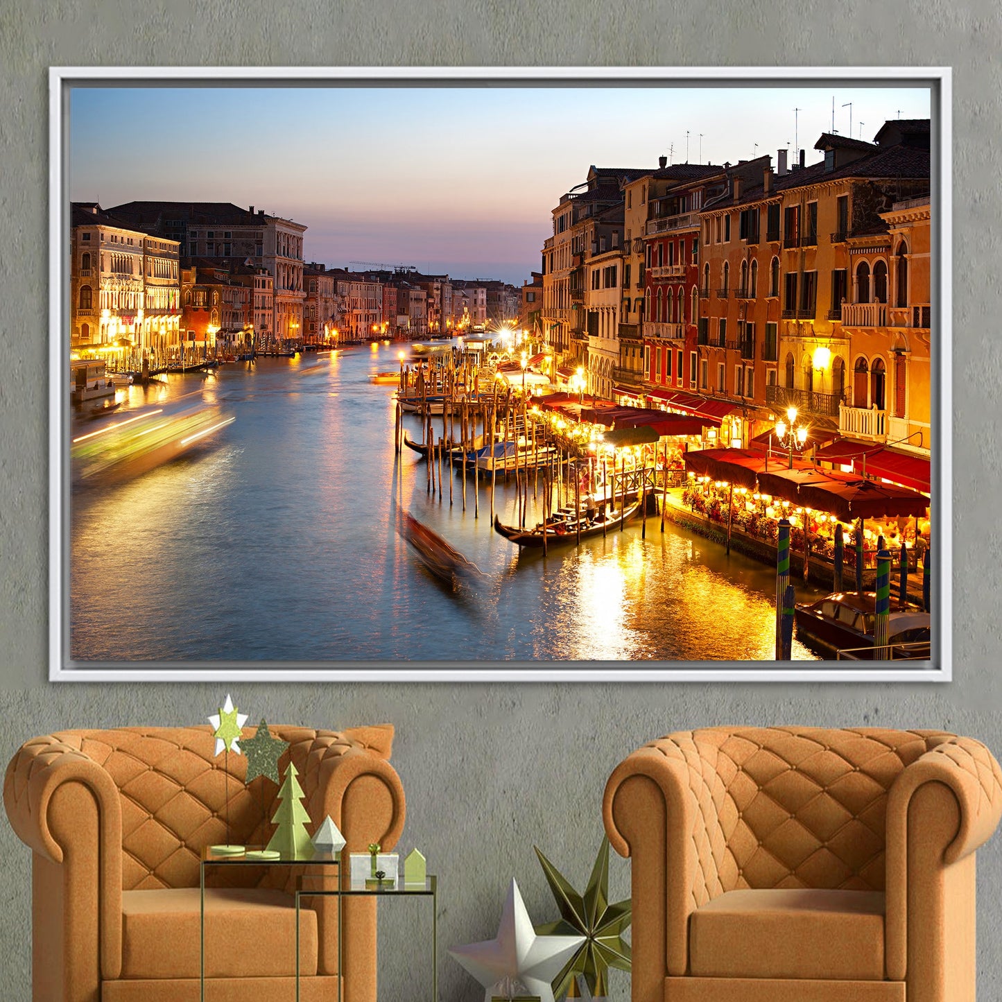 Venice City 3D Canvas Print