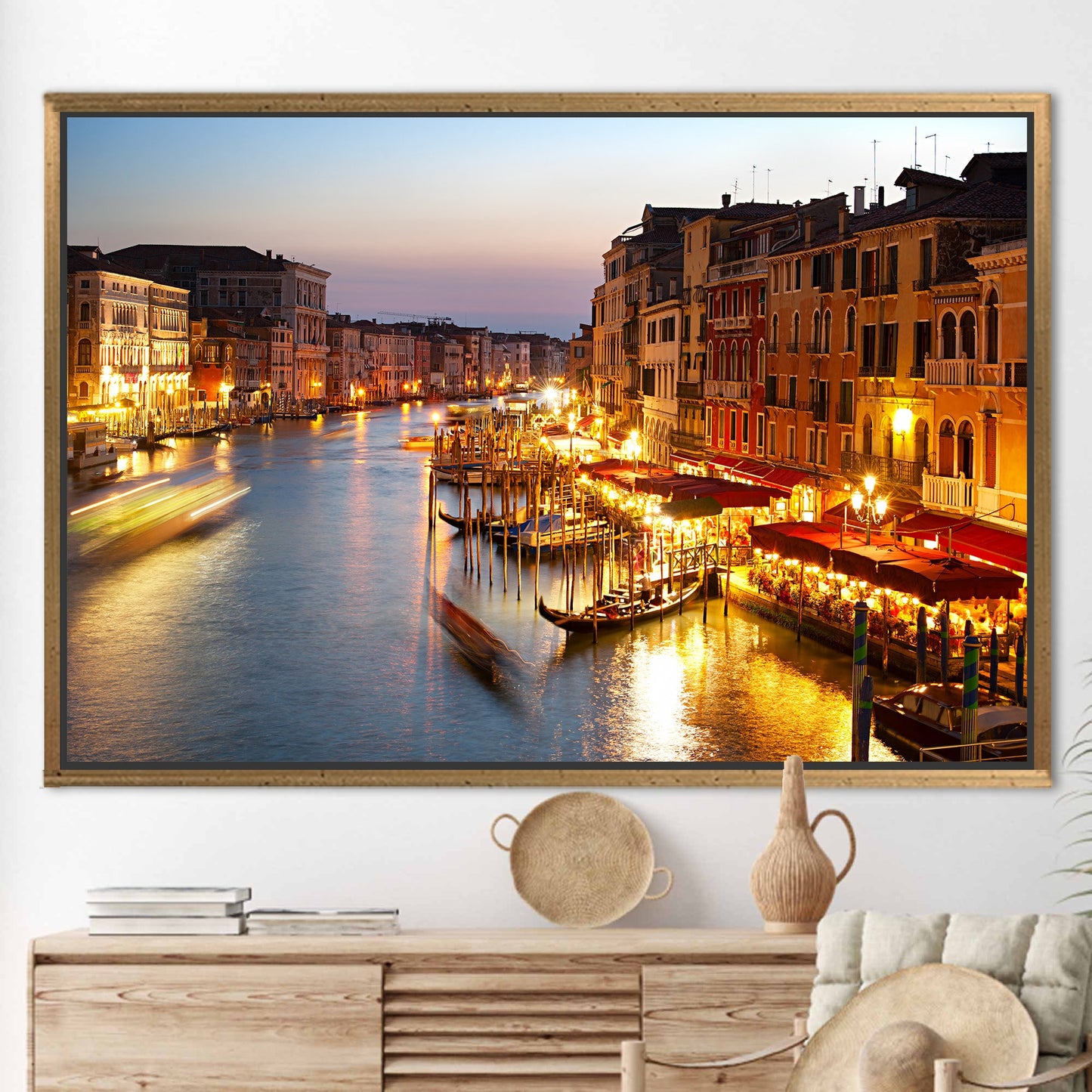 Venice City 3D Canvas Print