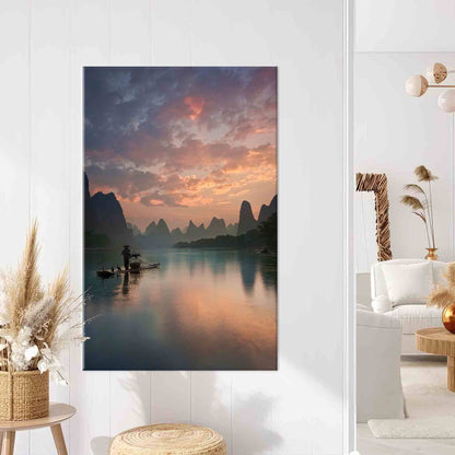 Guilin China Landscape 3D Serene Canvas Print