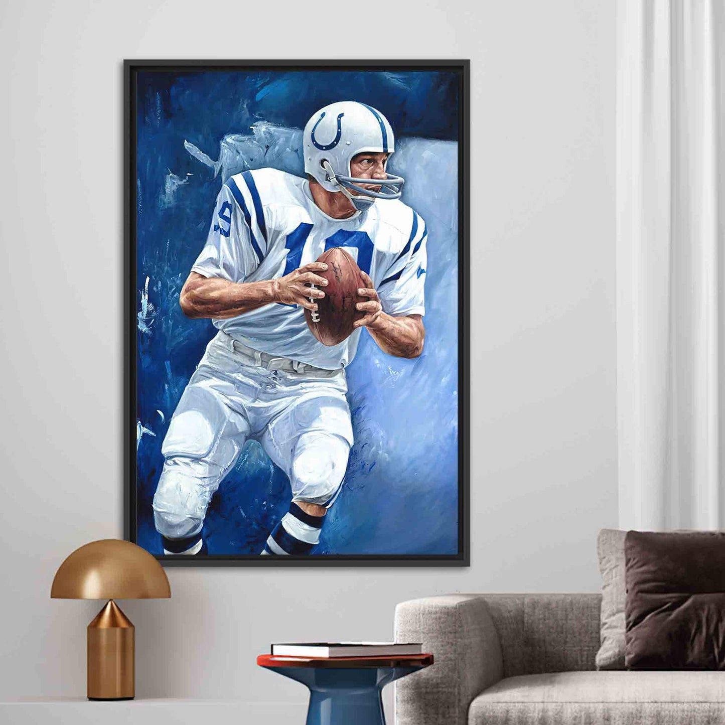 American Football Players Canvas Print