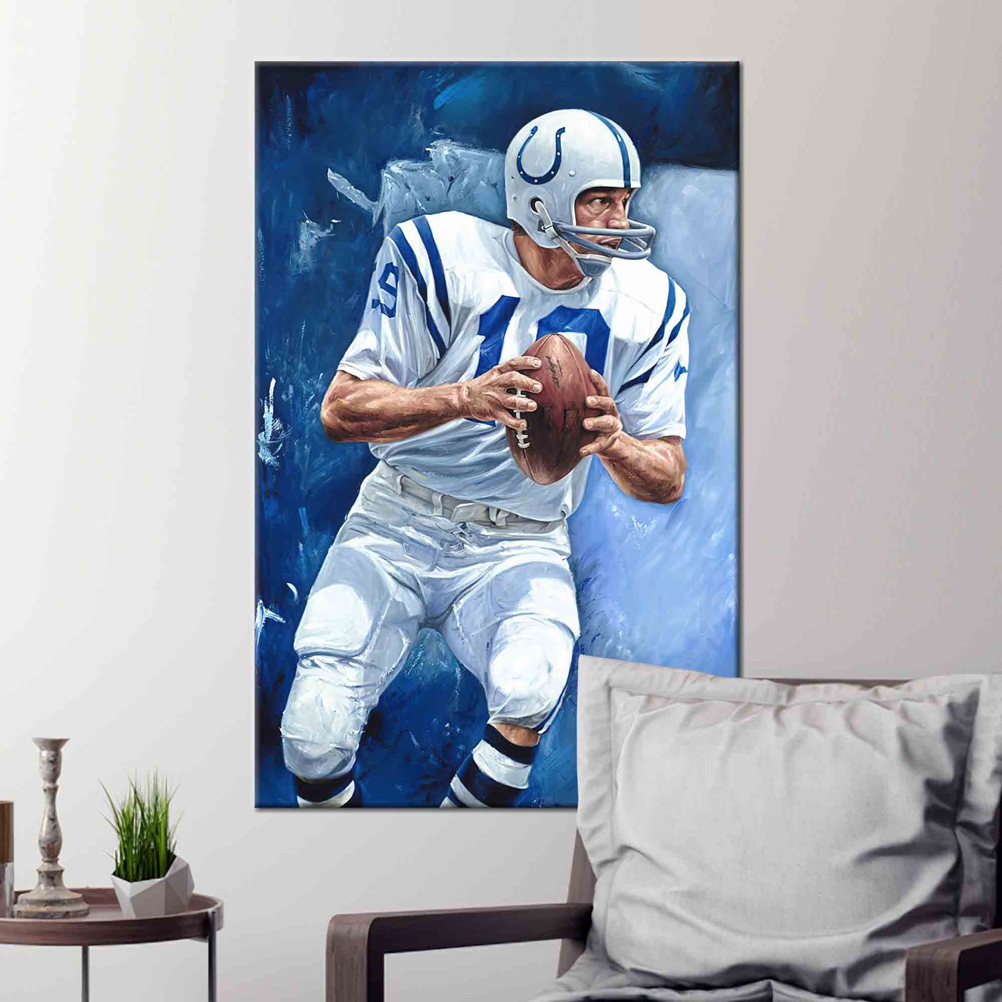 American Football Players Canvas Print