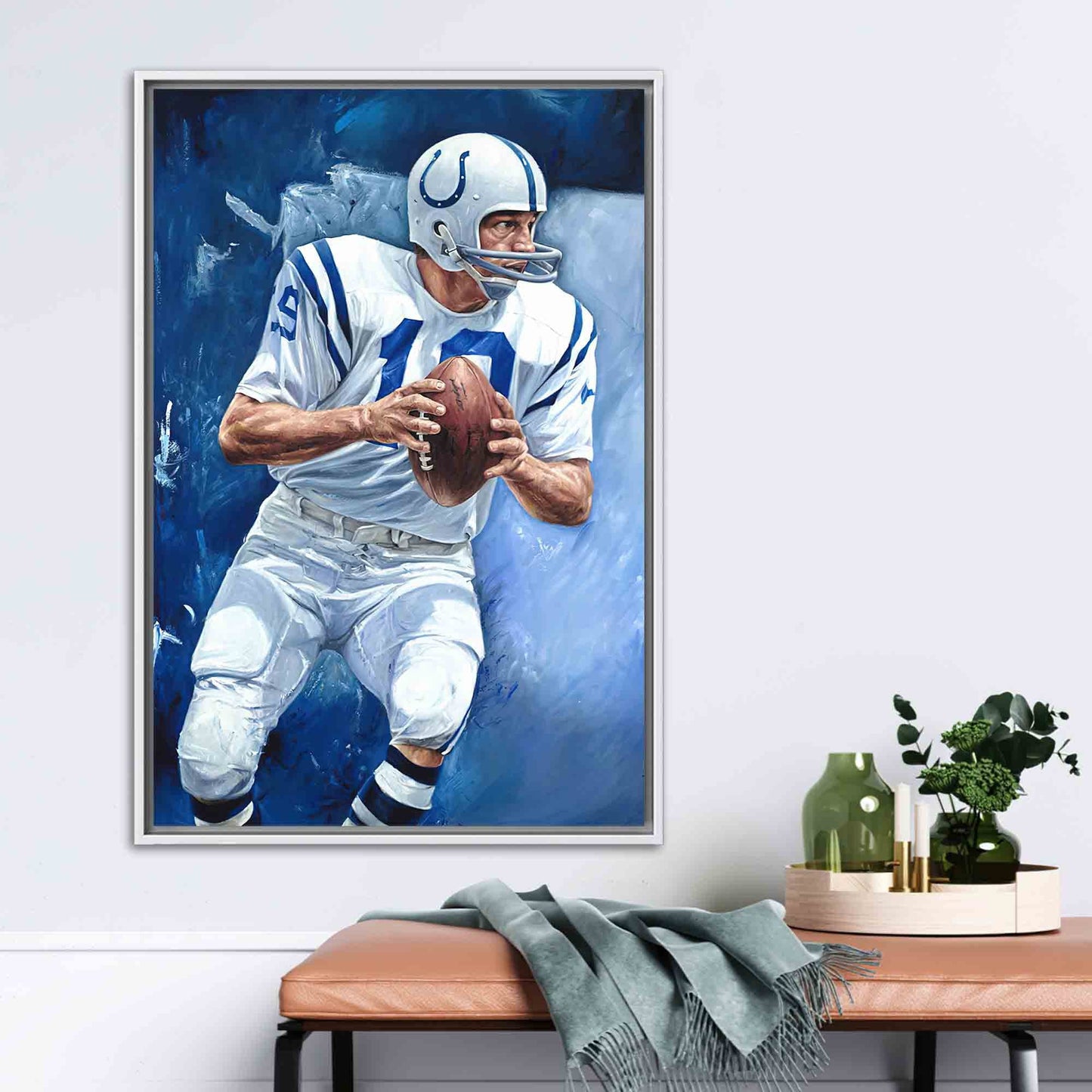 American Football Players Canvas Print