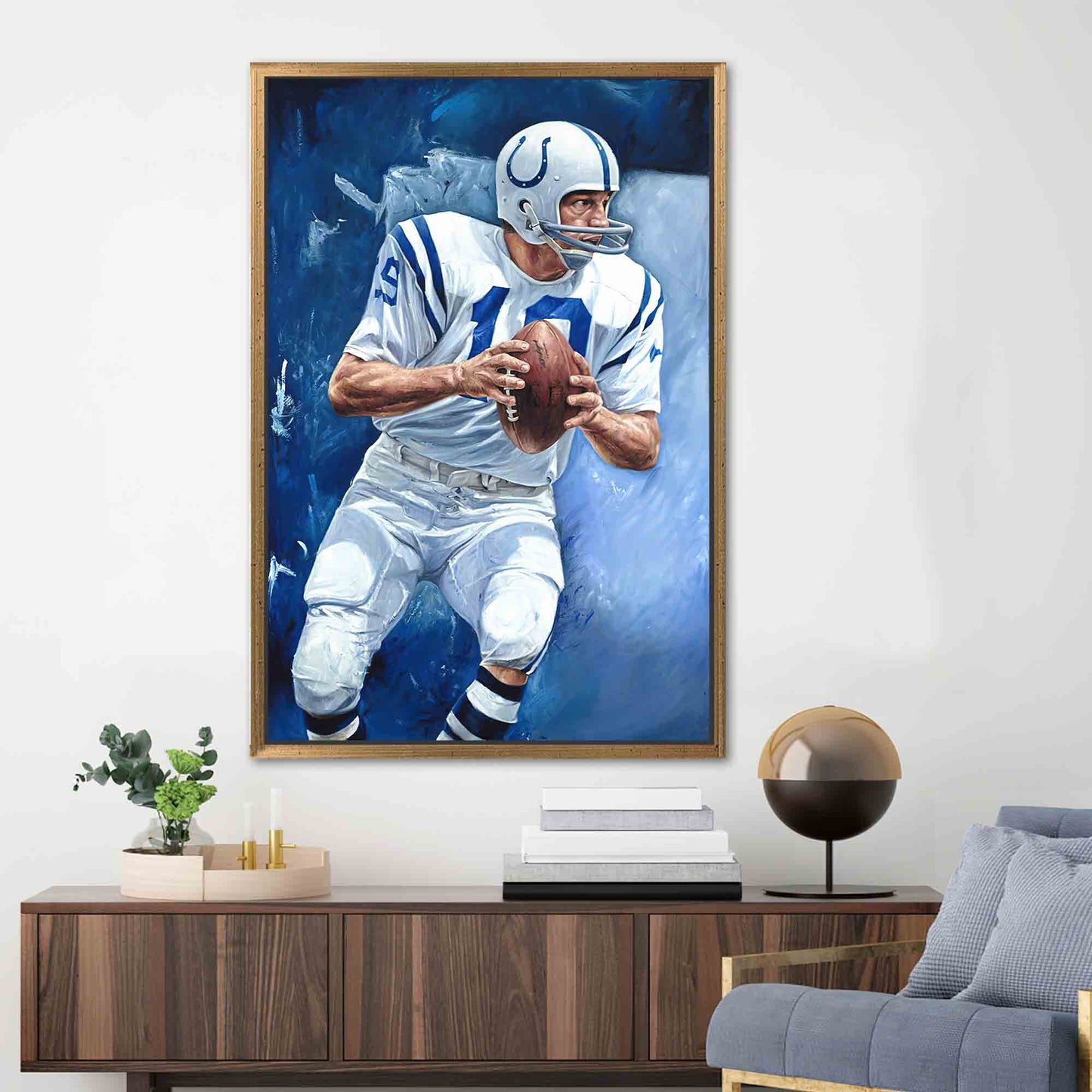 American Football Players Canvas Print