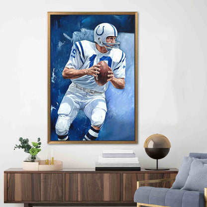 American Football Players Canvas Print