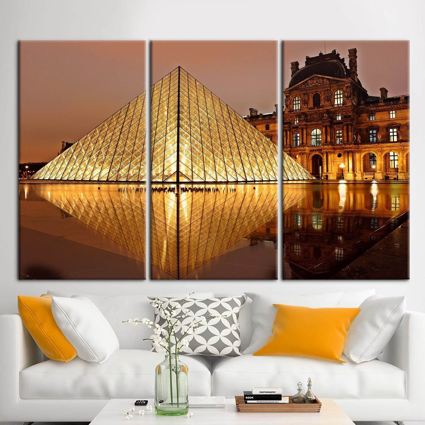 Louvre Museum Paris Landmark Classic Canvas Print