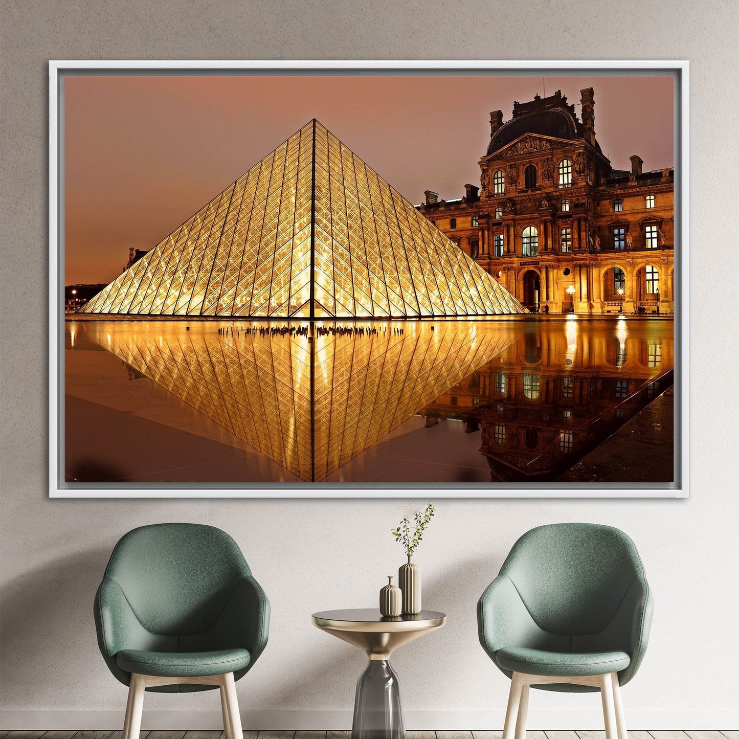 Louvre Museum Paris Landmark Classic Canvas Print