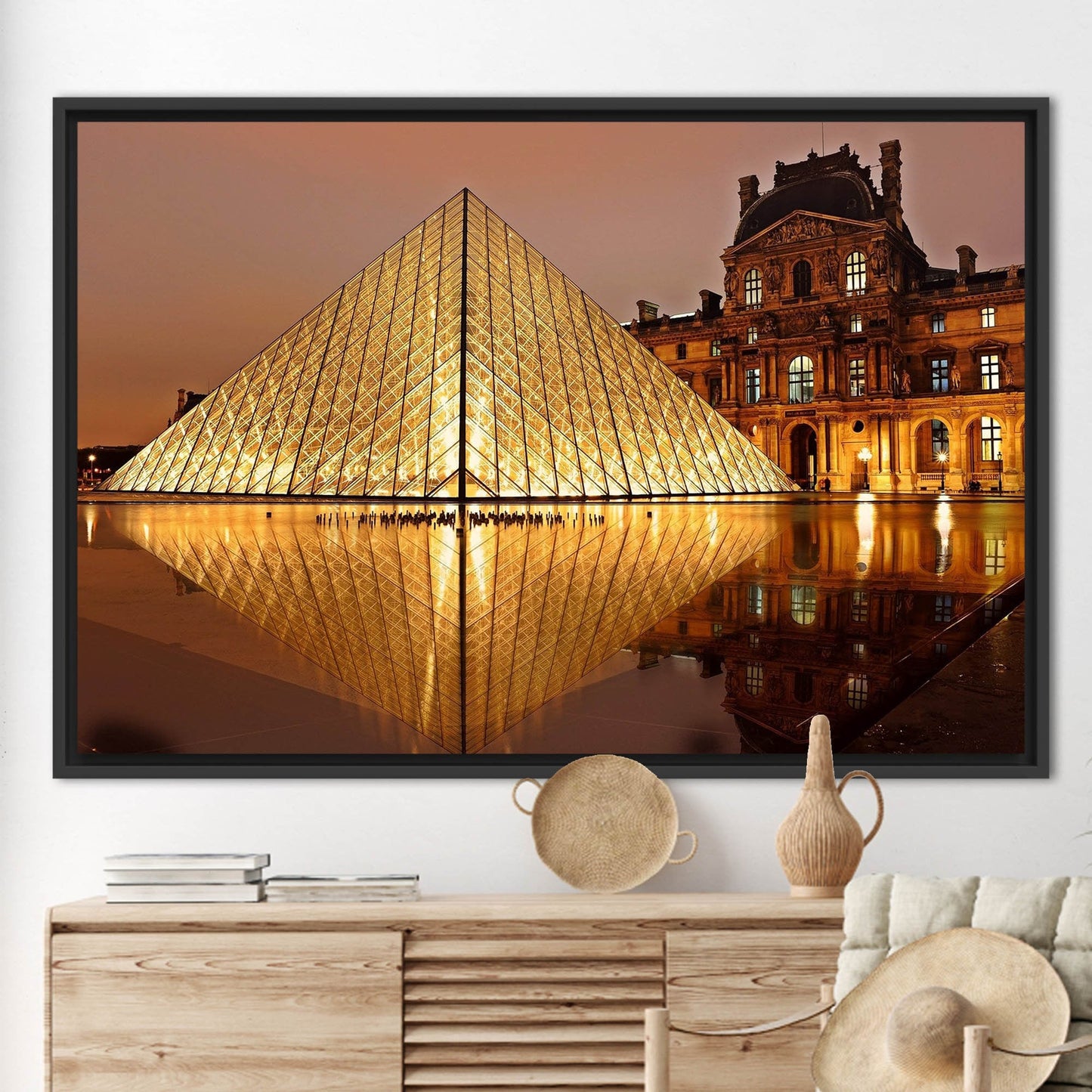 Louvre Museum Paris Landmark Classic Canvas Print