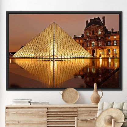 Louvre Museum Paris Landmark Classic Canvas Print