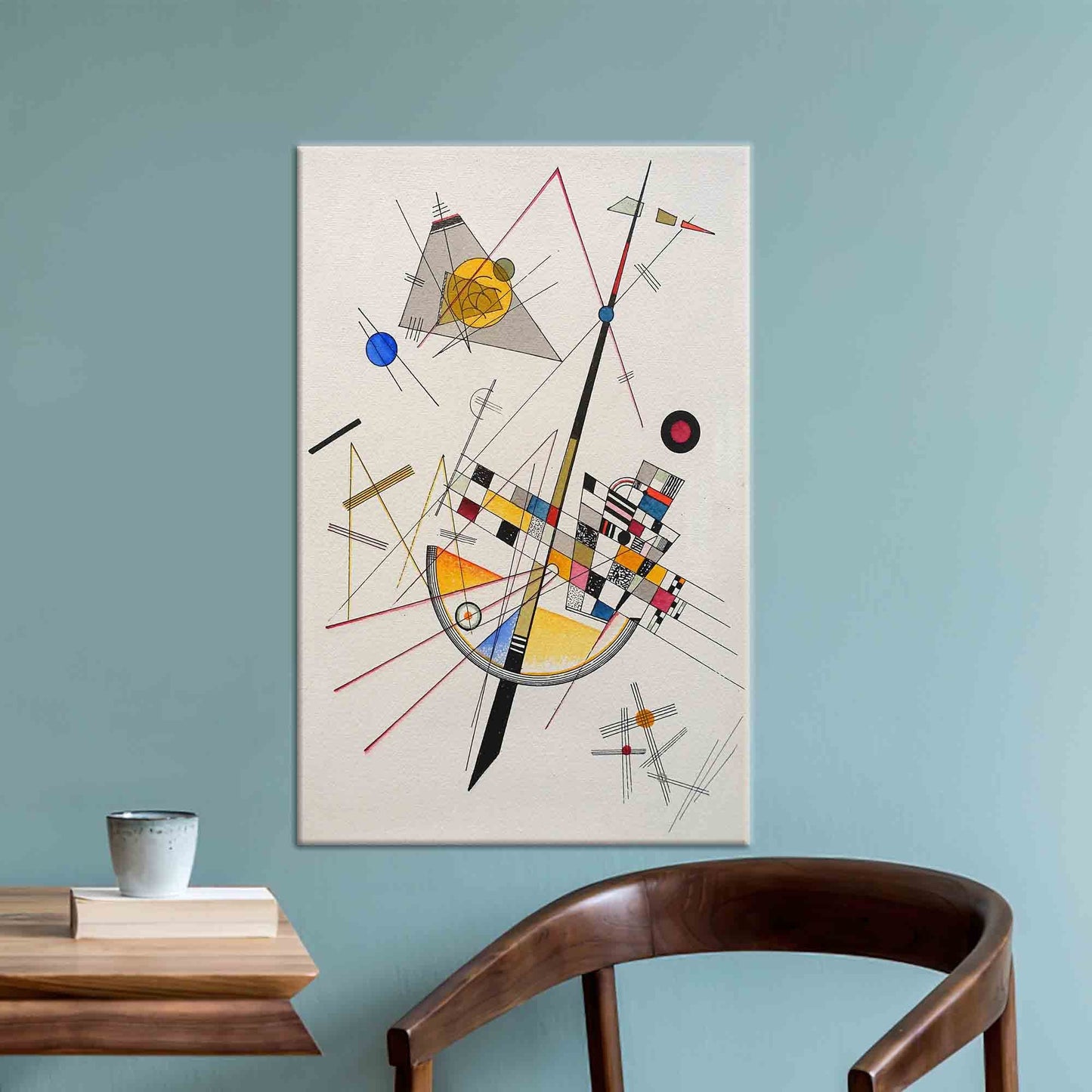 Shapes Wassily Kandinsky Delicate Tension Canvas Print
