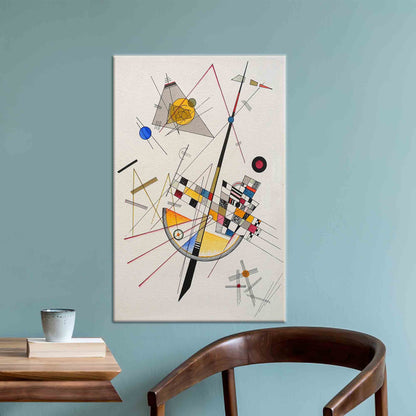 Shapes Wassily Kandinsky Delicate Tension Canvas Print