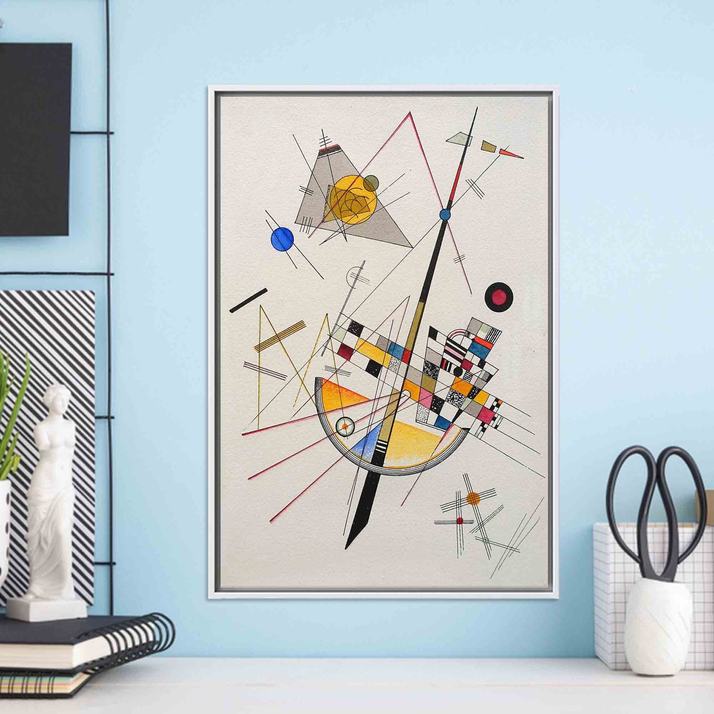Shapes Wassily Kandinsky Delicate Tension Canvas Print