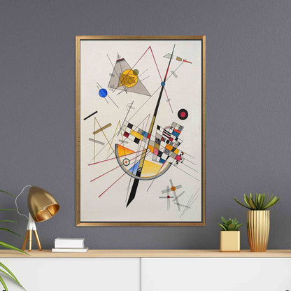 Shapes Wassily Kandinsky Delicate Tension Canvas Print
