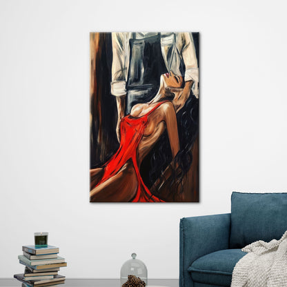 Romantic Couple Canvas Print