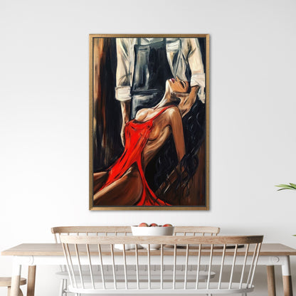 Romantic Couple Canvas Print