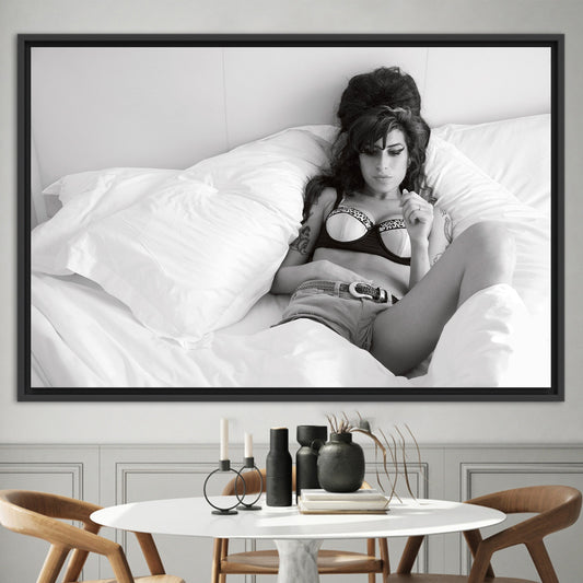 Amy Winehouse 3D Canvas Decor: Iconic Singer Art Print for Canvas Wall Art