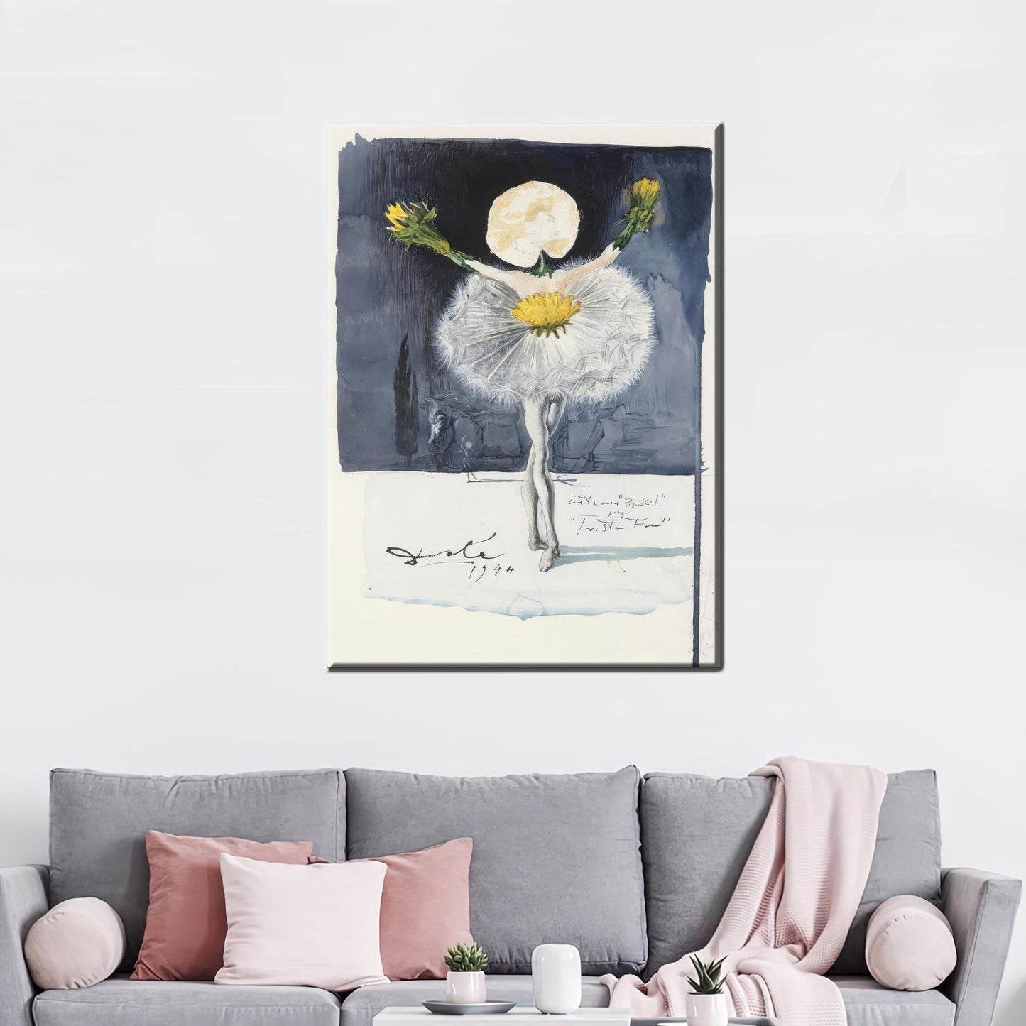 Salvador Dali Surreal Abstract 3D Canvas Print