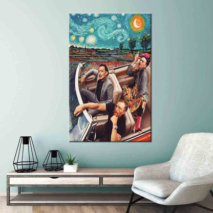 Starry Night Van Gogh Oil Canvas Print