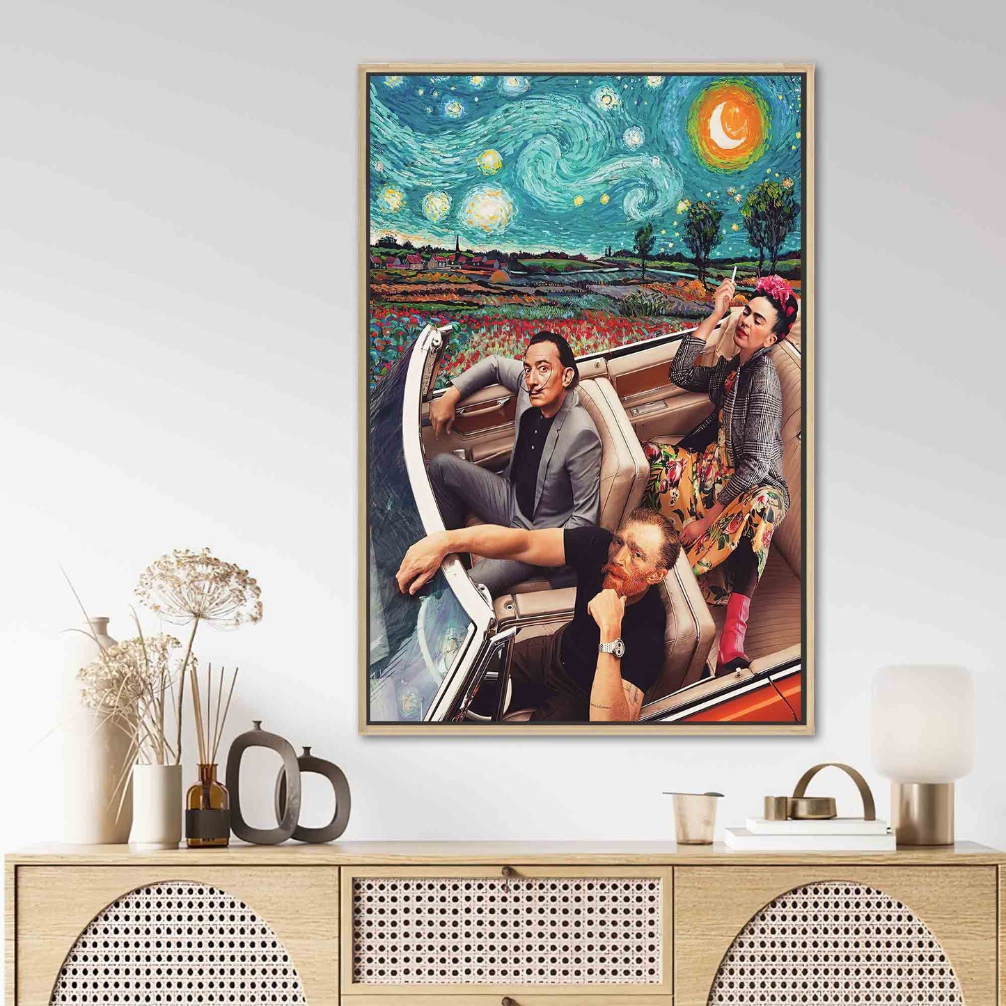 Starry Night Van Gogh Oil Canvas Print