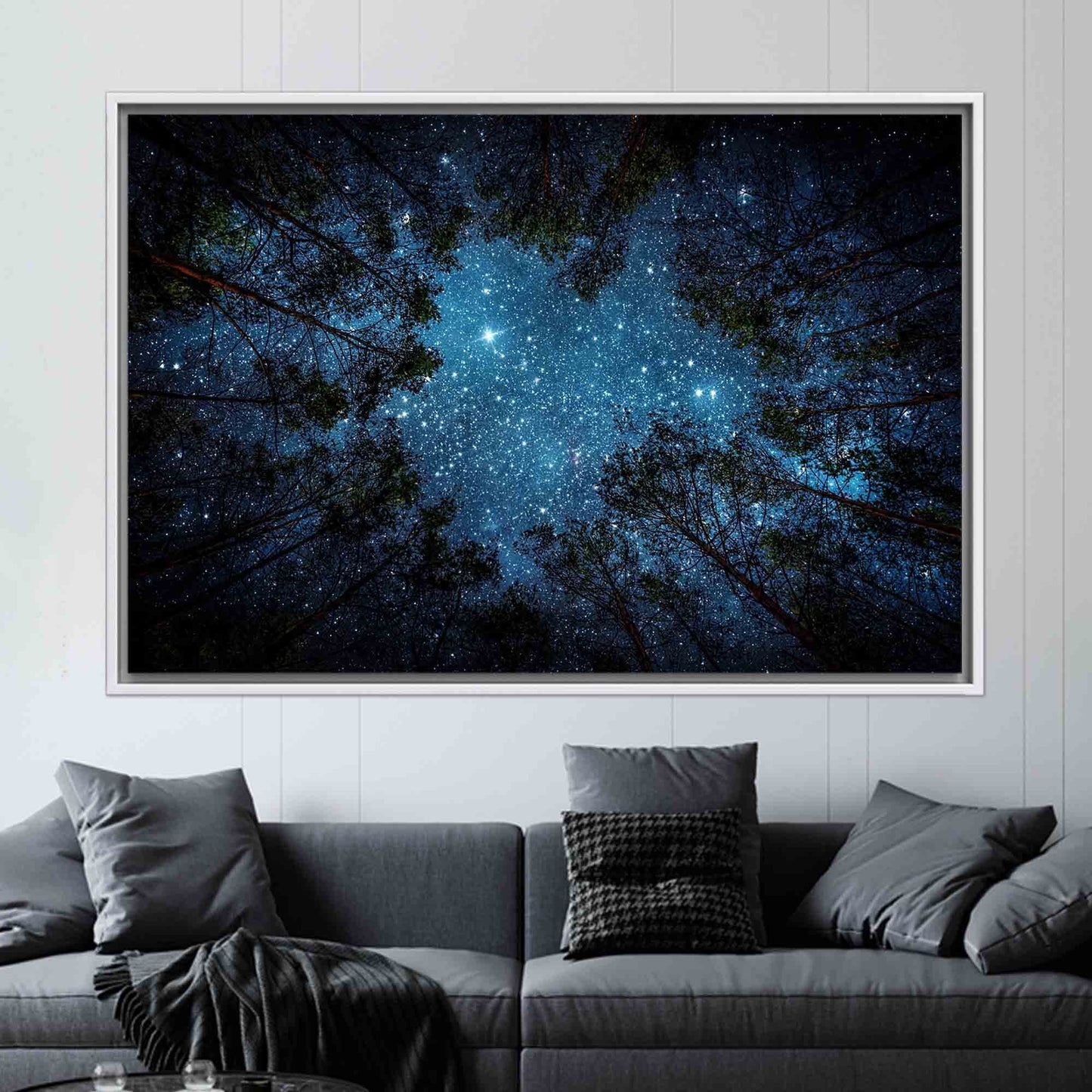 Night Sky Starry Halloween Canvas Print