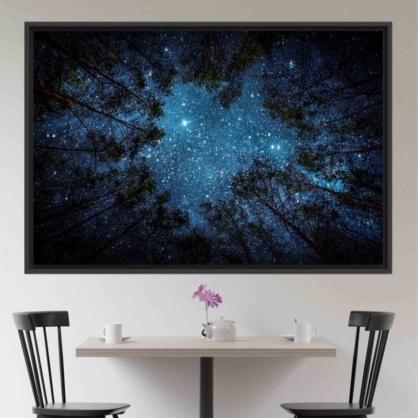 Night Sky Starry Halloween Canvas Print