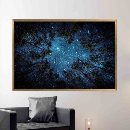 Night Sky Starry Halloween Canvas Print