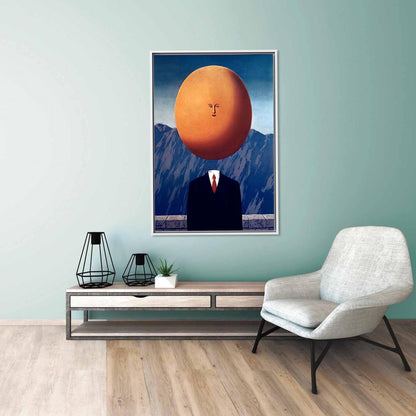 Surreal Christmas Abstract Man Baby Canvas Print