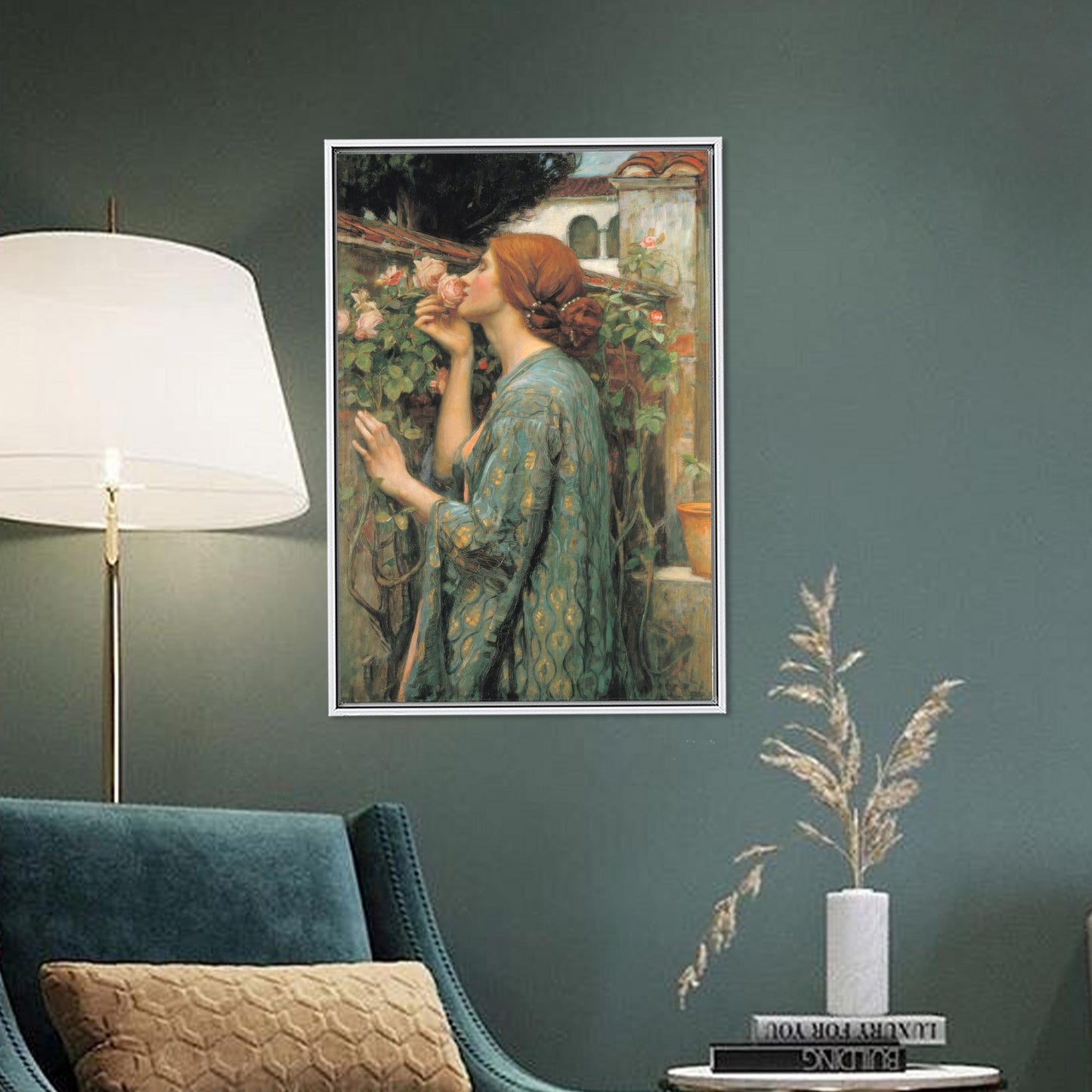 Woman Bedroom John William Waterhouse Canvas Print