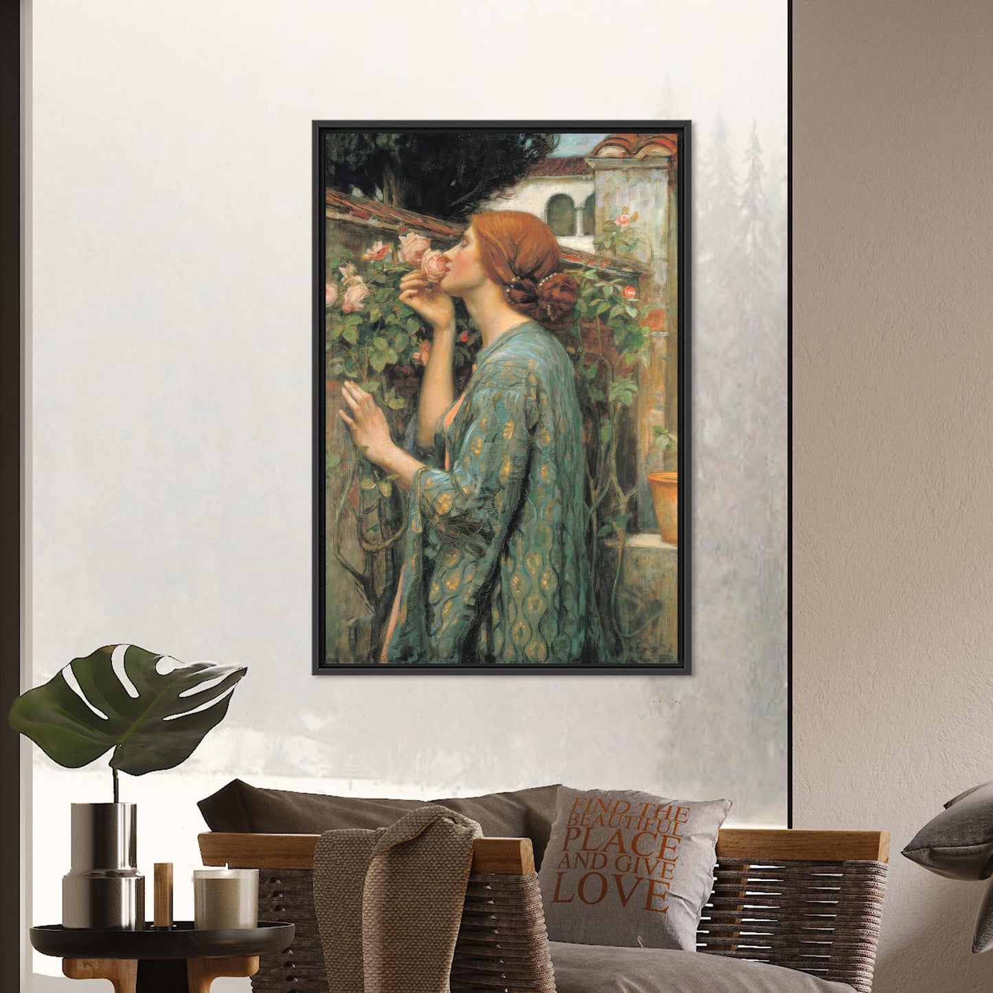 Woman Bedroom John William Waterhouse Canvas Print