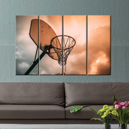 Basketball Player Her Office Canvas Print