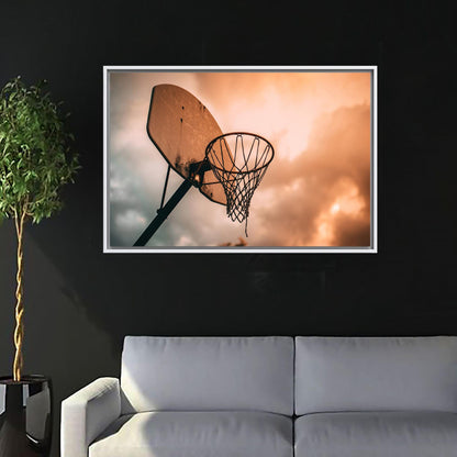 Basketball Player Her Office Canvas Print