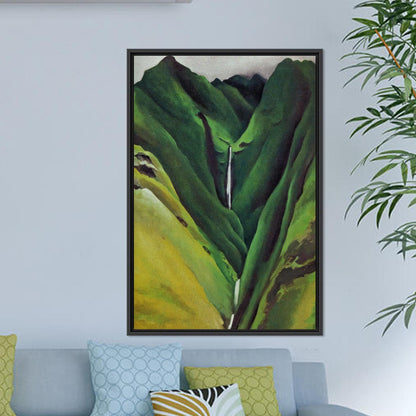 Mountain Landscape Cascade Georgia O Canvas Print