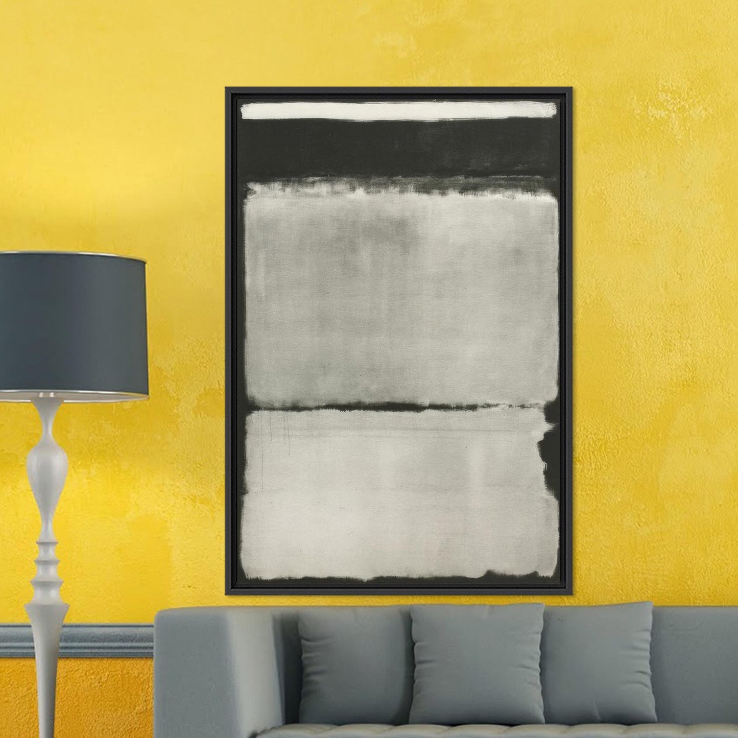 Gray Mark Rothko Gifts Christmas Canvas Print