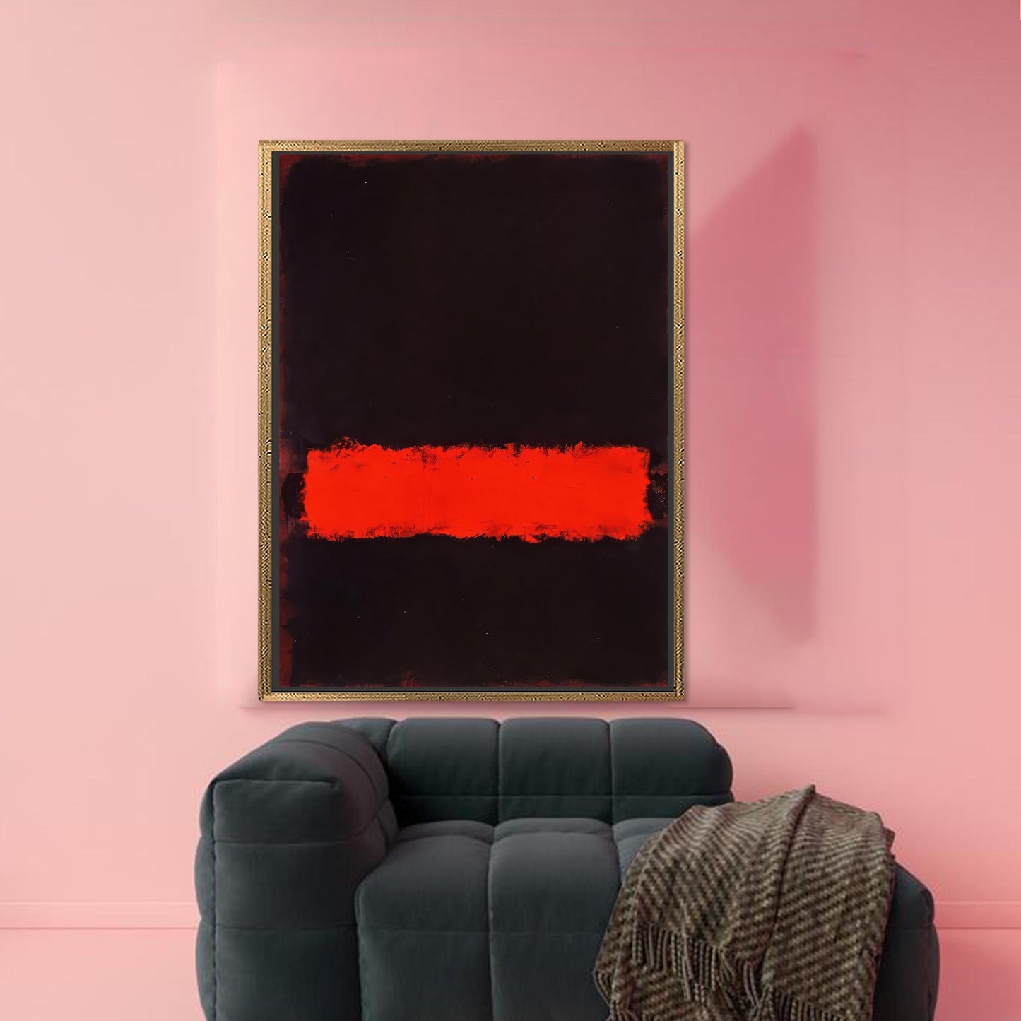 Mark Rothko Red Minimalist Canvas Print