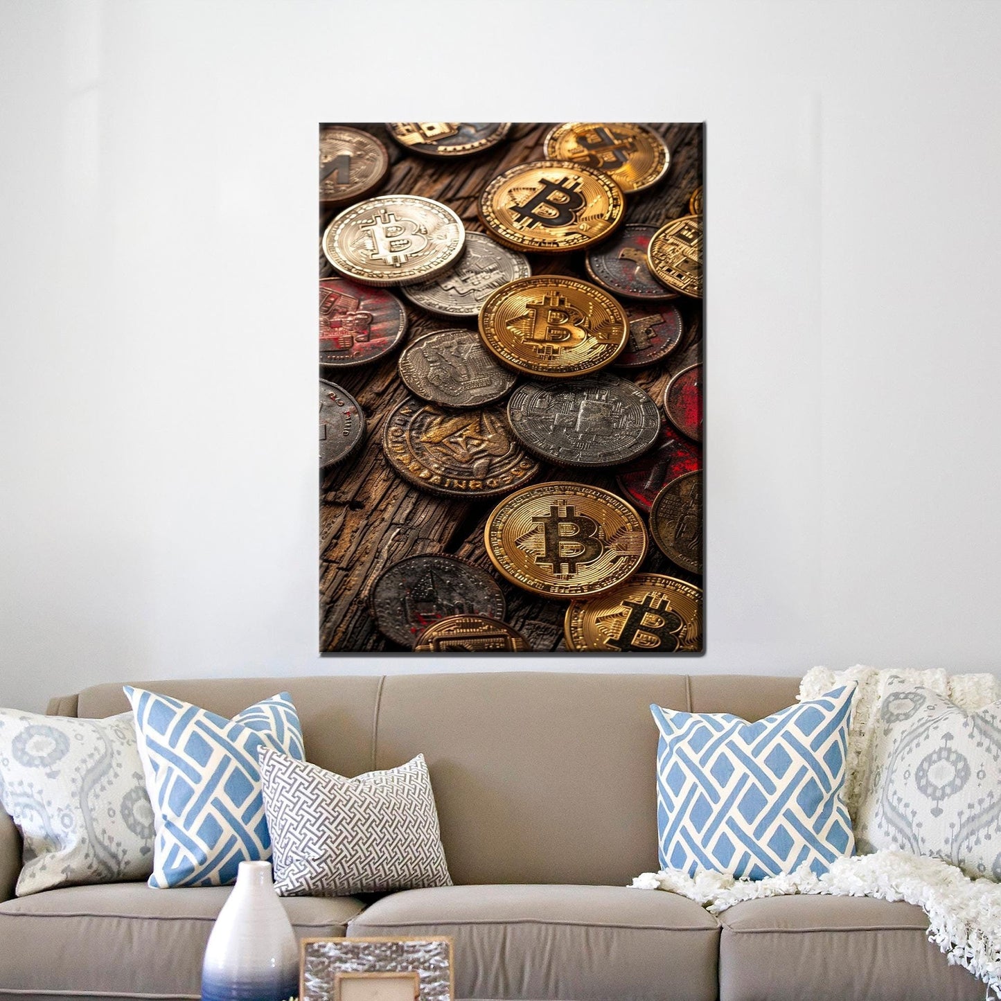 Bitcoin Canvas Print