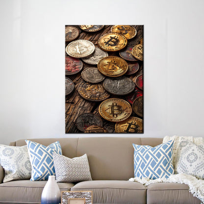 Bitcoin Canvas Print