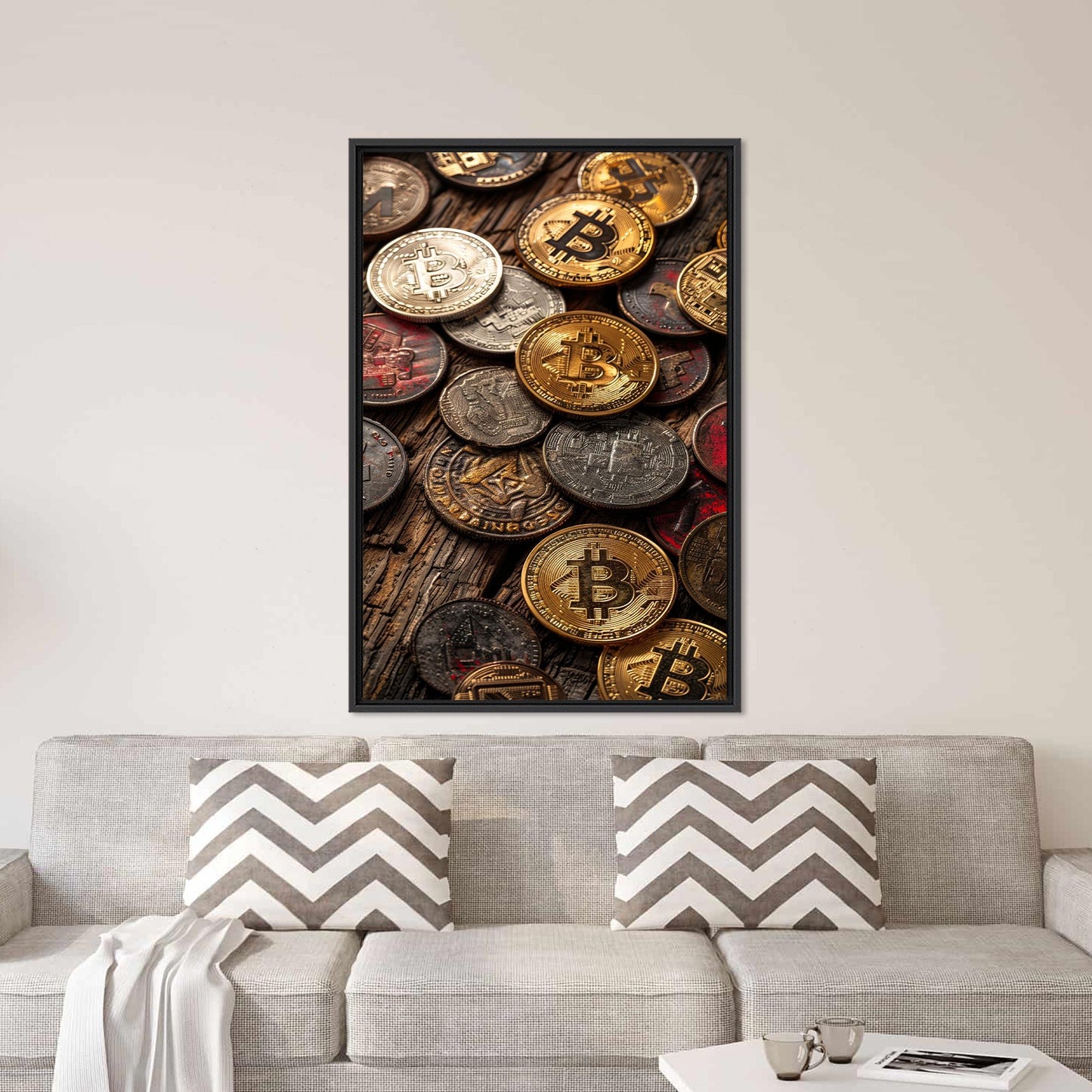 Bitcoin Canvas Print