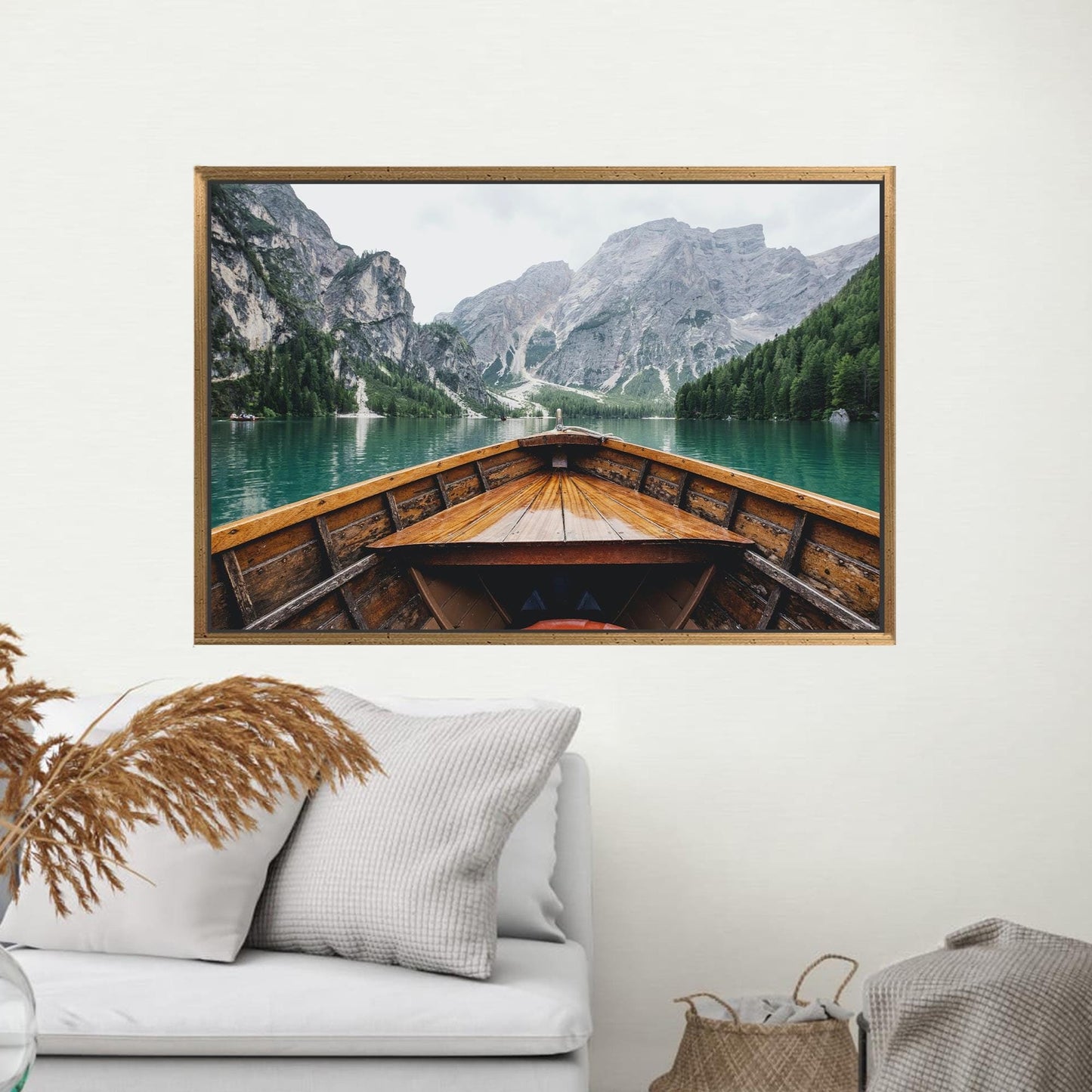 Nature Landscape River Canvas Print