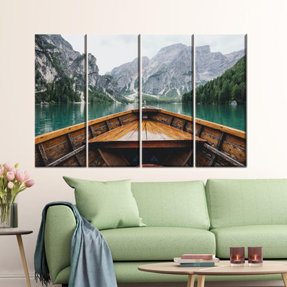 Nature Landscape River Canvas Print