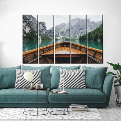 Nature Landscape River Canvas Print