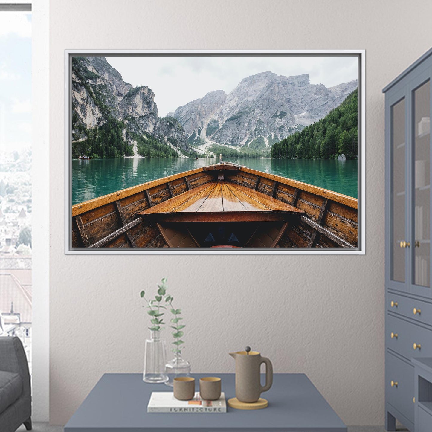 Nature Landscape River Canvas Print